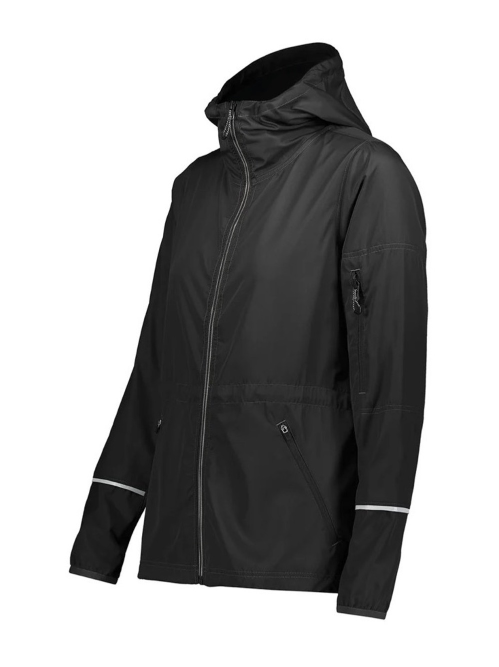 NWT Holloway Black Packable Full Zip Jacket